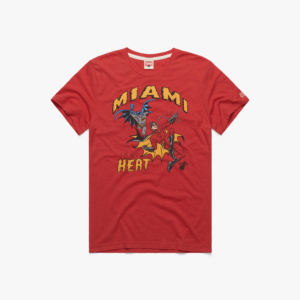 DC Comics Batman And Robin X Miami Heat 01011361217 red flat 1