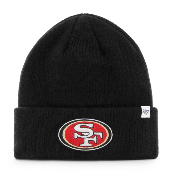 Men's San Francisco 49ers '47 Black Secondary Basic Cuffed Knit Hat